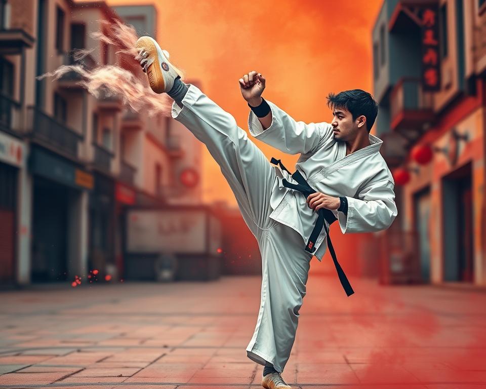 taekwondo self-defense