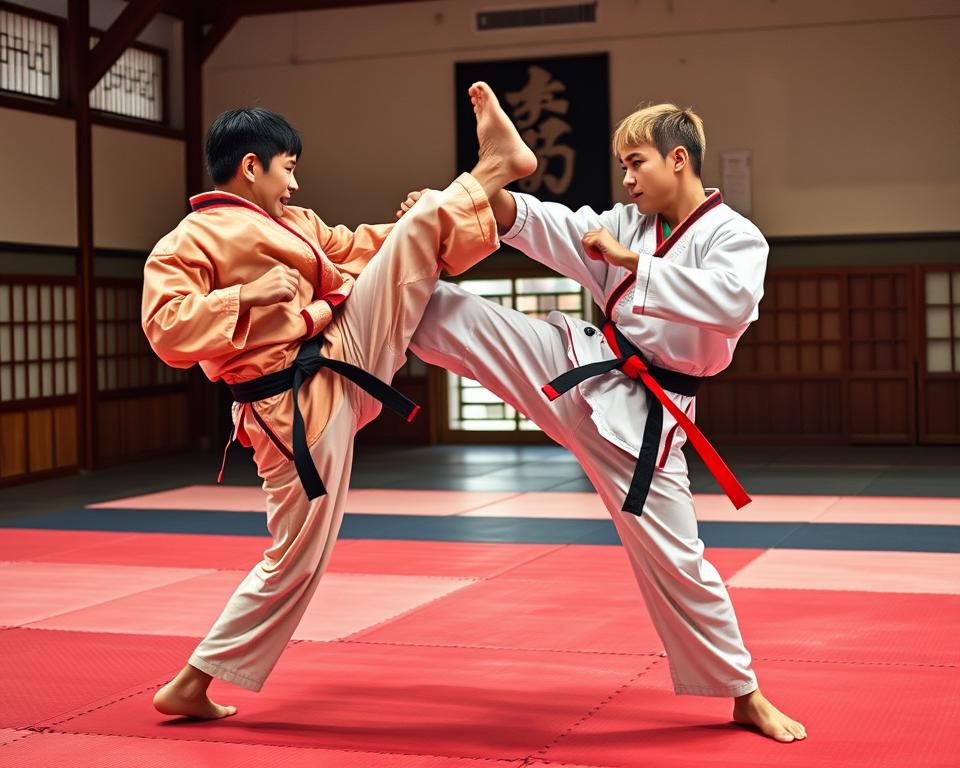 taekwondo sparring